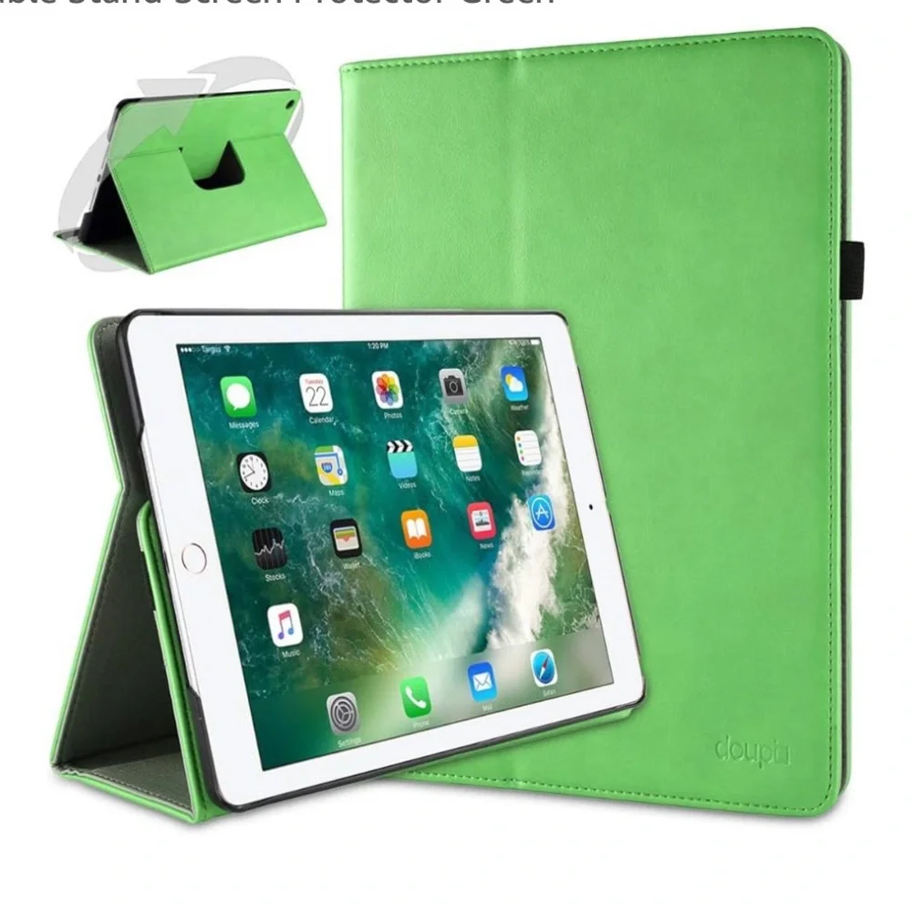 Vibrant Green 360-Degree Rotating I Pad Pro 12.9‎ Inch Cover
